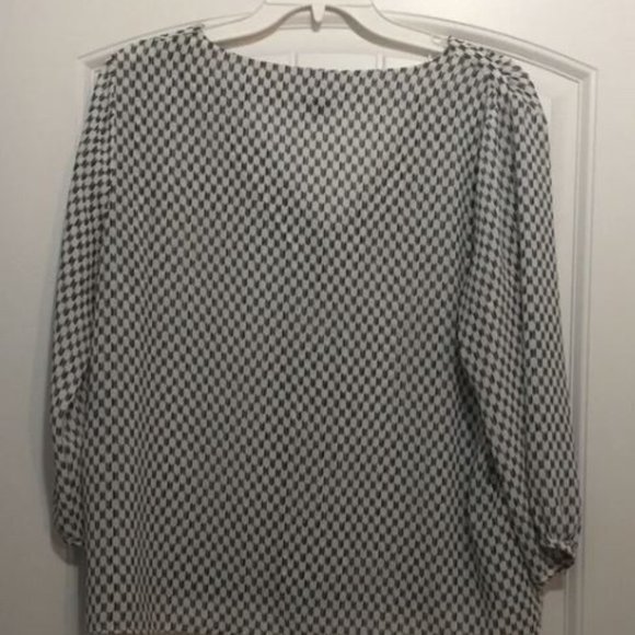 H&M Print Long sleeve Blouse size 14 - Picture 7 of 17